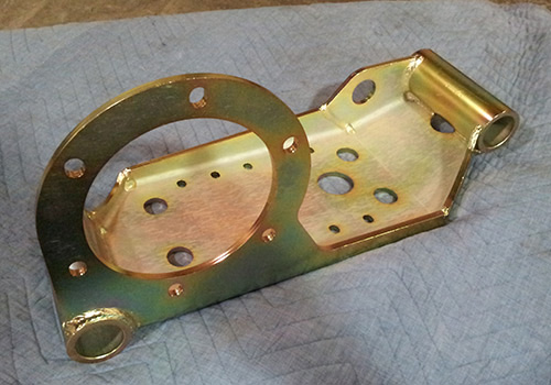 Zinc Plating of a Steel Transfer Case Mount
